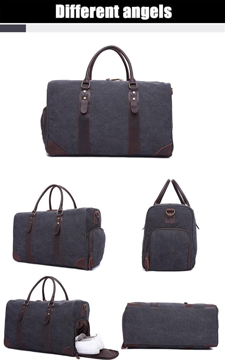 Logan Quality Canvas Travel Bag - trendyful