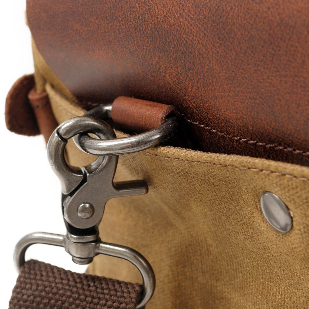 Riverton Canvas Messenger Bag | Laptop Bag | Satchel Bag - trendyful