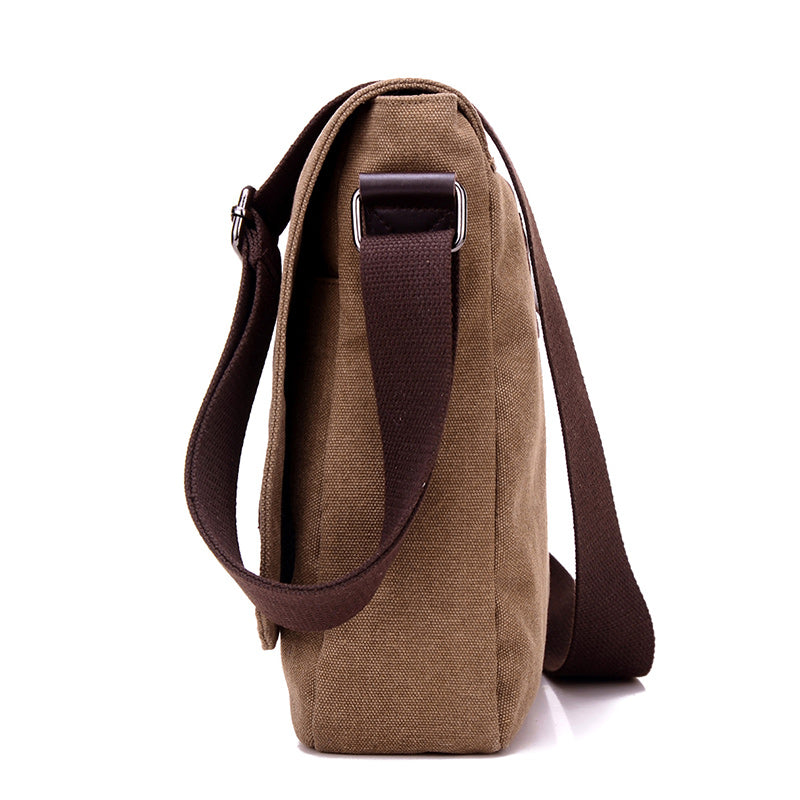 Toledo Canvas Messenger Bag | Satchel Bag 13" - trendyful
