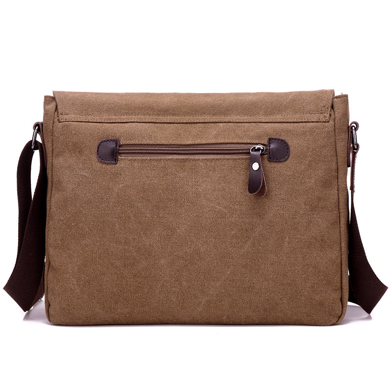 Toledo Canvas Messenger Bag | Satchel Bag 13&quot; - trendyful