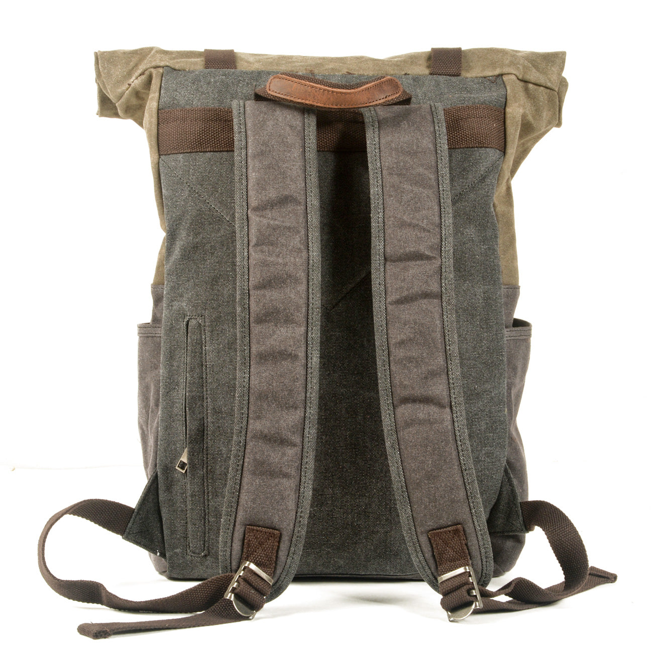 Voyager-waxed-canvas-backpack-trendyful