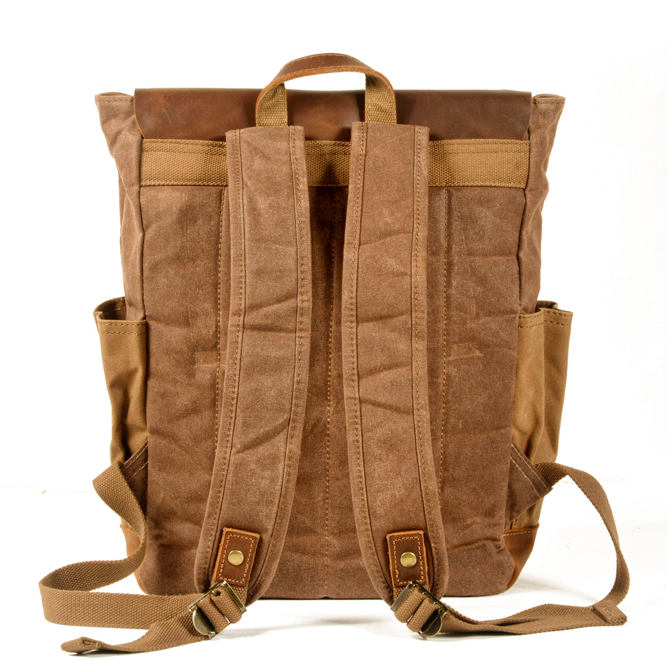 belmont-waxed-canvas-backpack-trendyful