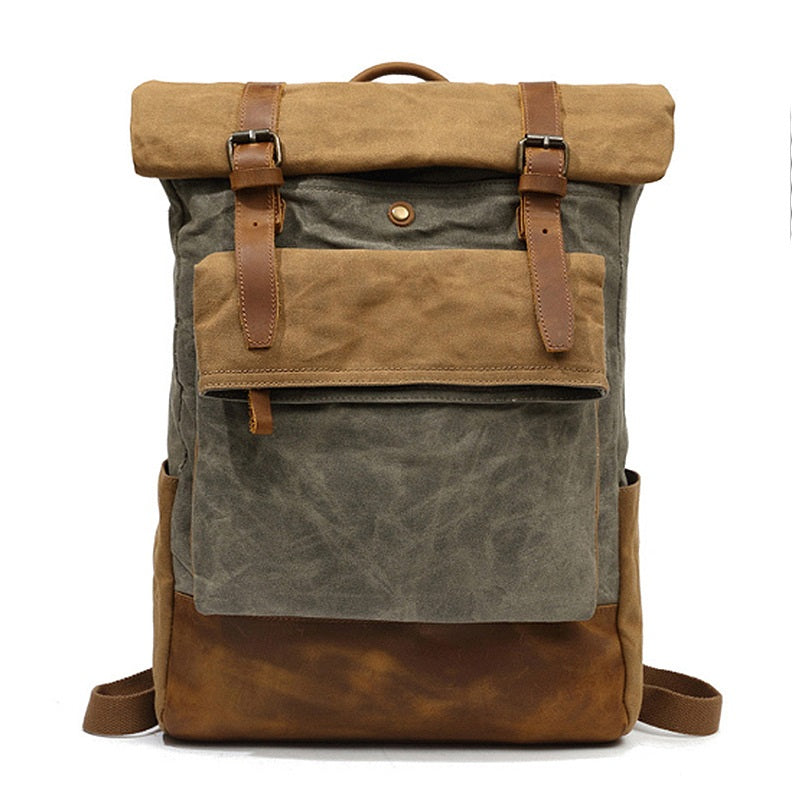 Sheldon-Waxed-Canvas-Backpack-trendyful