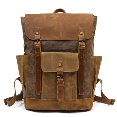 belmont-waxed-canvas-backpack-trendyful